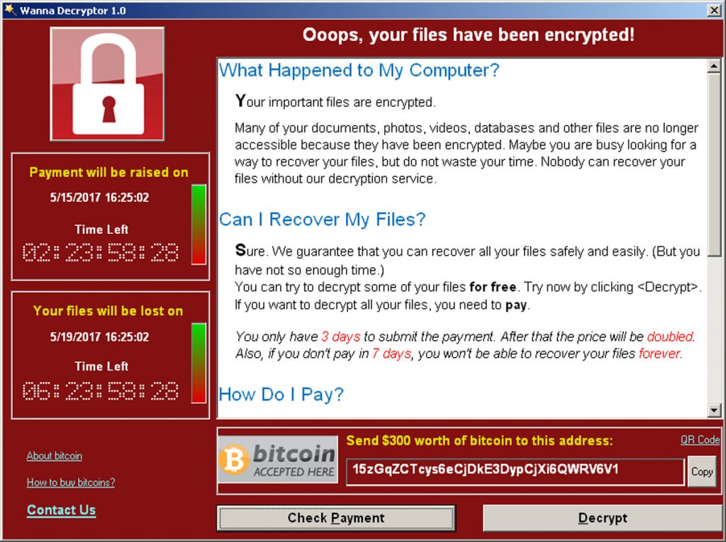 WannaCrypt Ransomware
